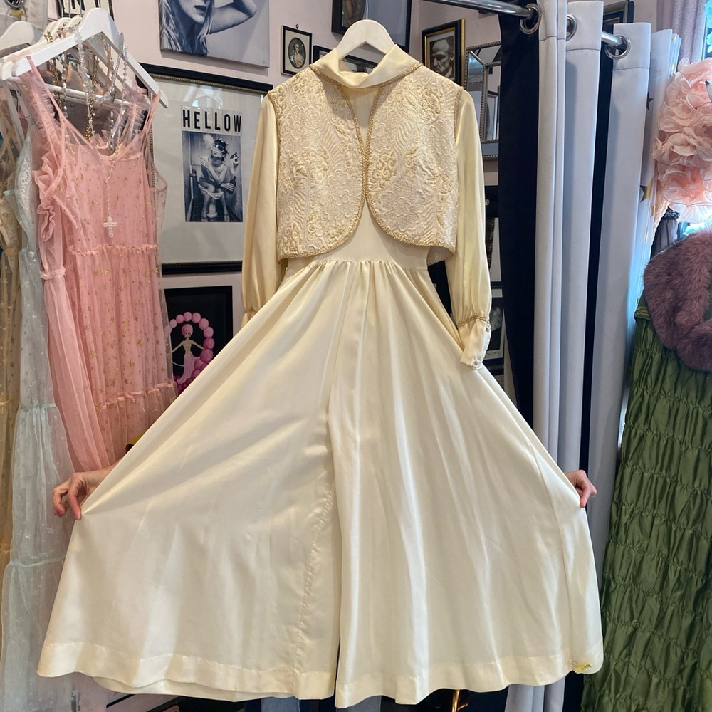 Christian Dior Vintage Couture with Lace Bolero